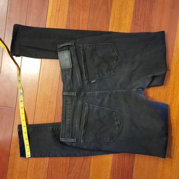Levi's 711 Skinny Black Deconstructed Jeans - Picture 8 of 15